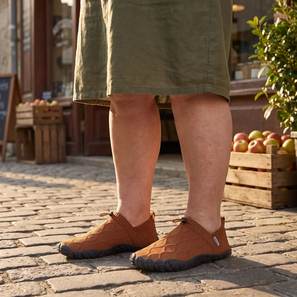 DouxPas™ – Chaussons Confort à Semelle Antidérapante