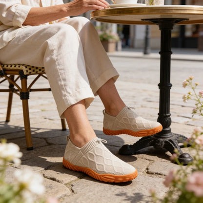 DouxPas™ – Chaussons Confort à Semelle Antidérapante