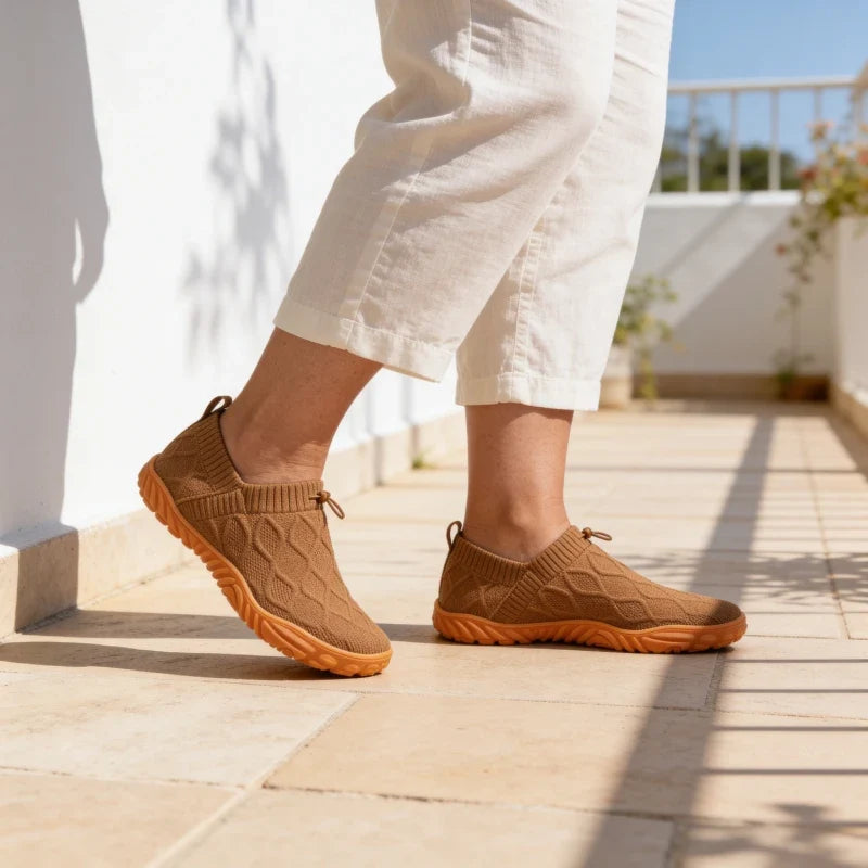 DouxPas™ – Chaussons Confort à Semelle Antidérapante
