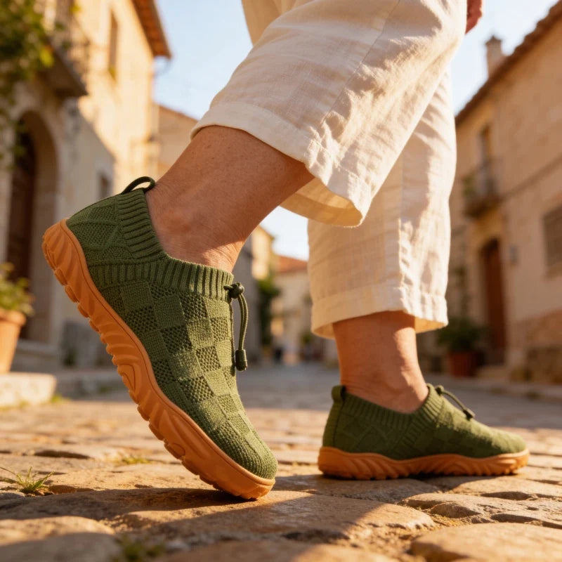 DouxPas™ – Chaussons Confort à Semelle Antidérapante