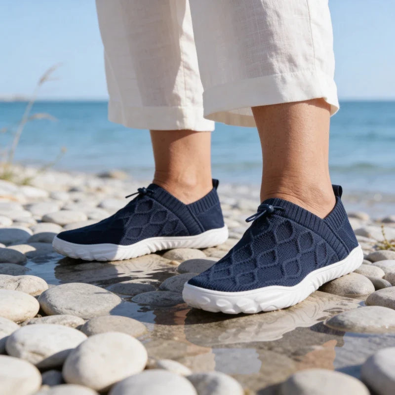 DouxPas™ – Chaussons Confort à Semelle Antidérapante