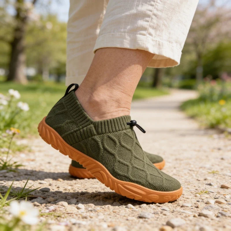 DouxPas™ – Chaussons Confort à Semelle Antidérapante